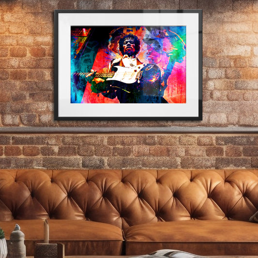 Jimi Hendrix Framed Art Print