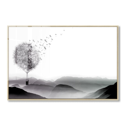Air Dandelion Acrylic Art Print