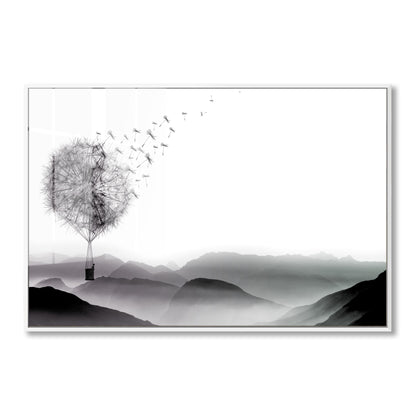 Air Dandelion Acrylic Art Print