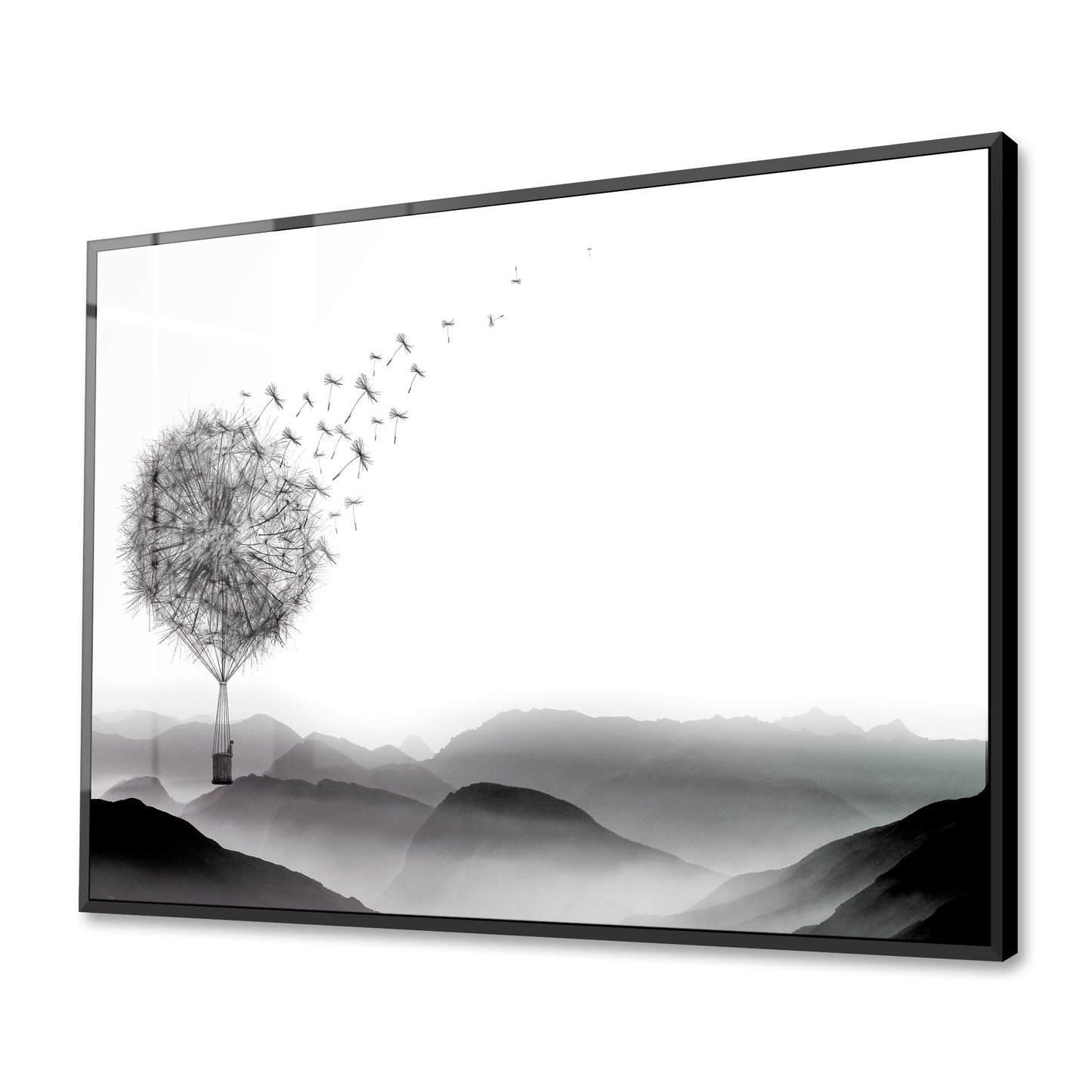 Air Dandelion Acrylic Art Print