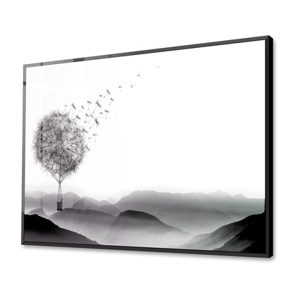Air Dandelion Acrylic Art Print
