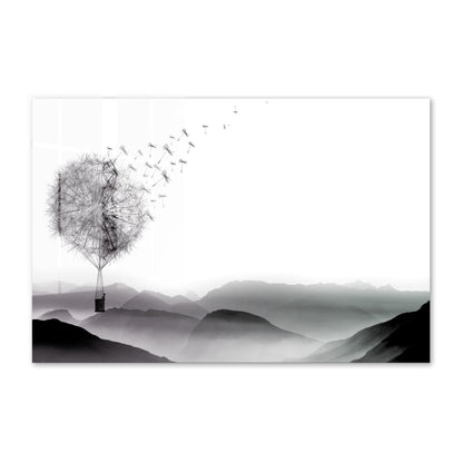 Air Dandelion Acrylic Art Print