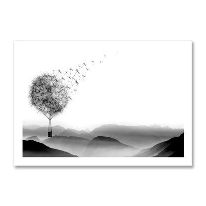 Air Dandelion Art Print