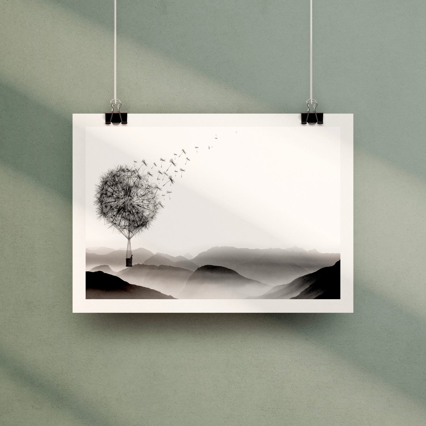 Air Dandelion Art Print