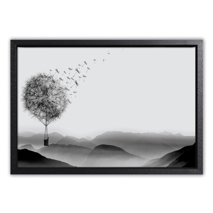 Air Dandelion Canvas Art