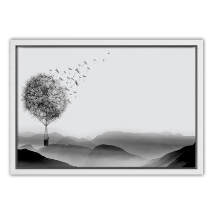 Air Dandelion Canvas Art