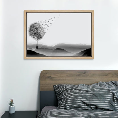 Air Dandelion Canvas Art