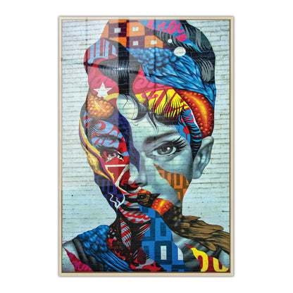 Audrey Hepburn Abstract Acrylic Art Print