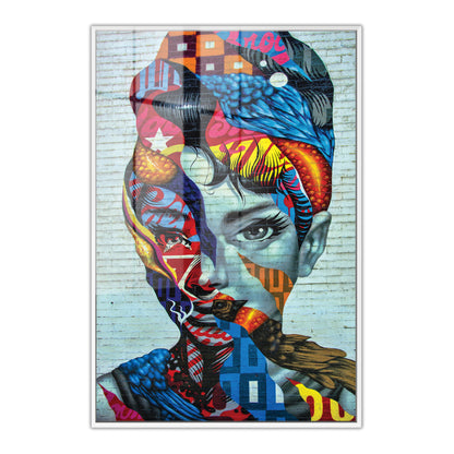 Audrey Hepburn Abstract Acrylic Art Print