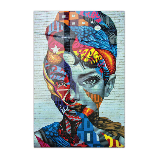 Audrey Hepburn Abstract Acrylic Art Print