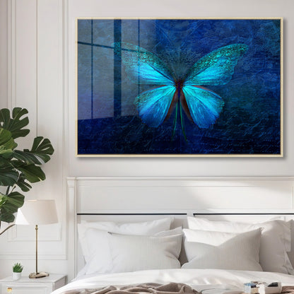 Blue Butterfly Acrylic Art Print