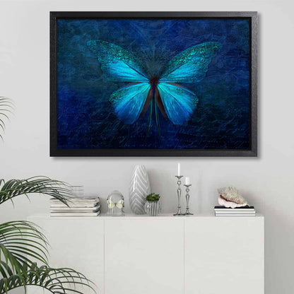 Blue Butterfly Canvas Art Print