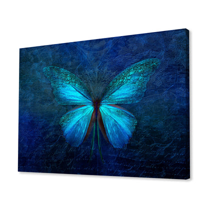 Blue Butterfly Canvas Art Print