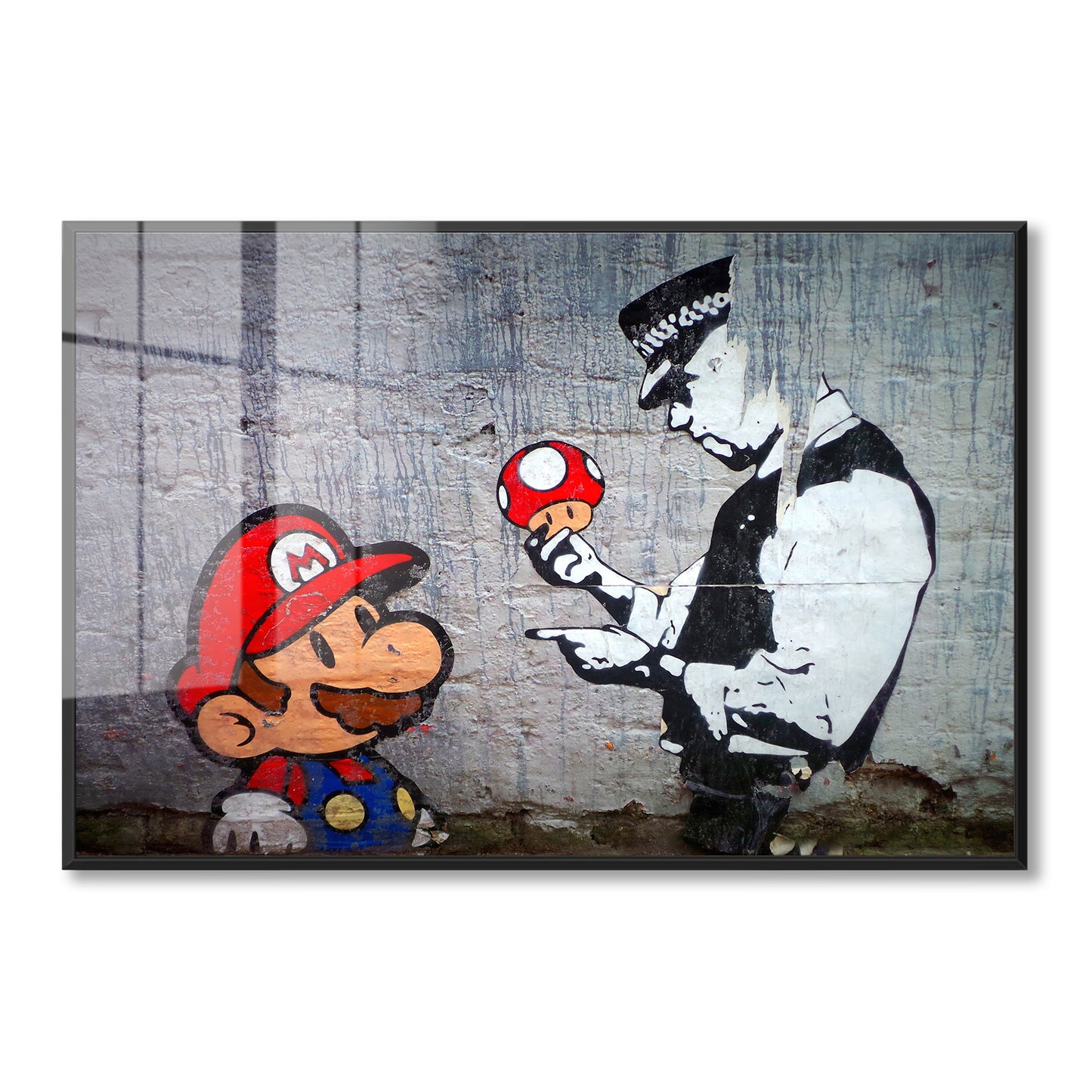 Mario and the Policeman Acrylic Art Print