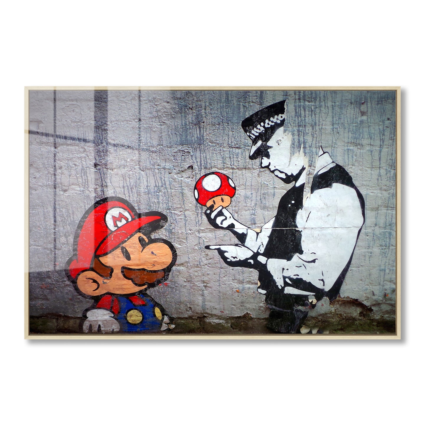 Mario and the Policeman Acrylic Art Print