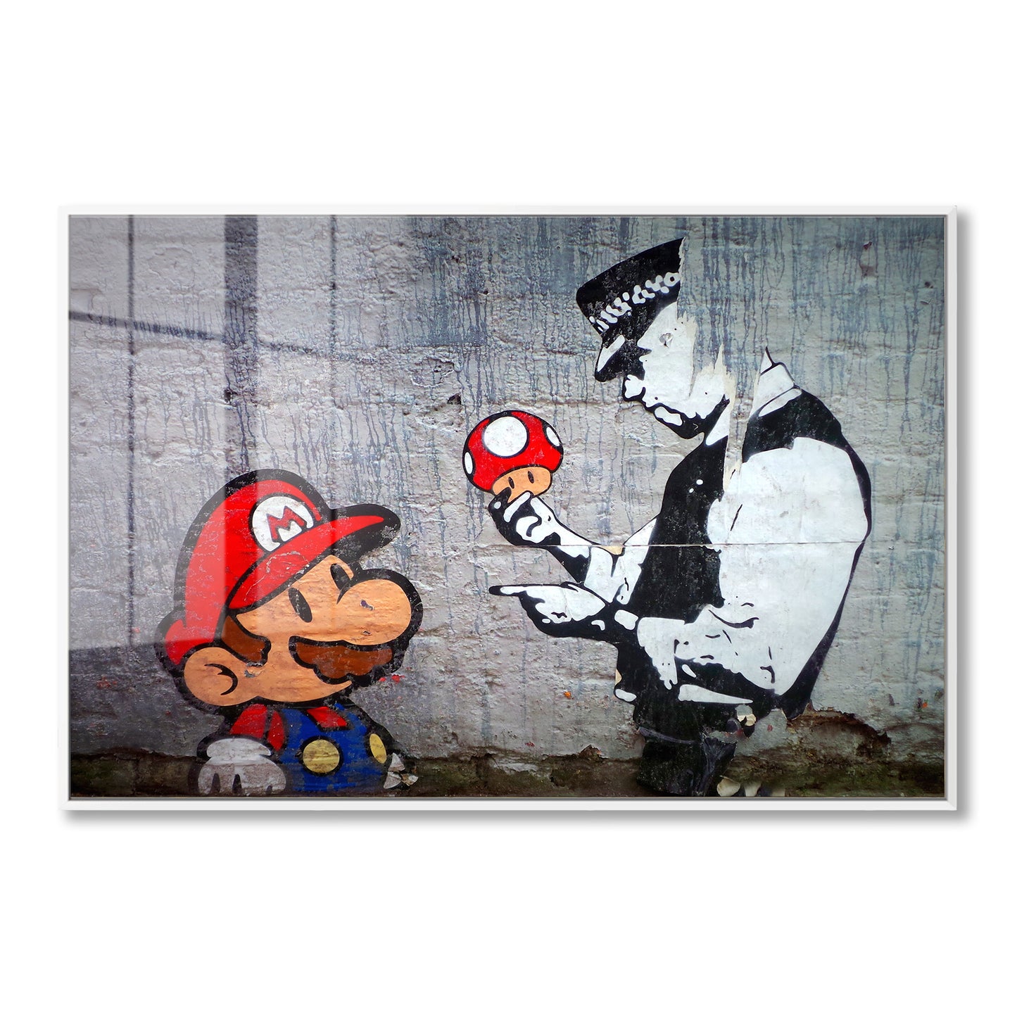 Mario and the Policeman Acrylic Art Print