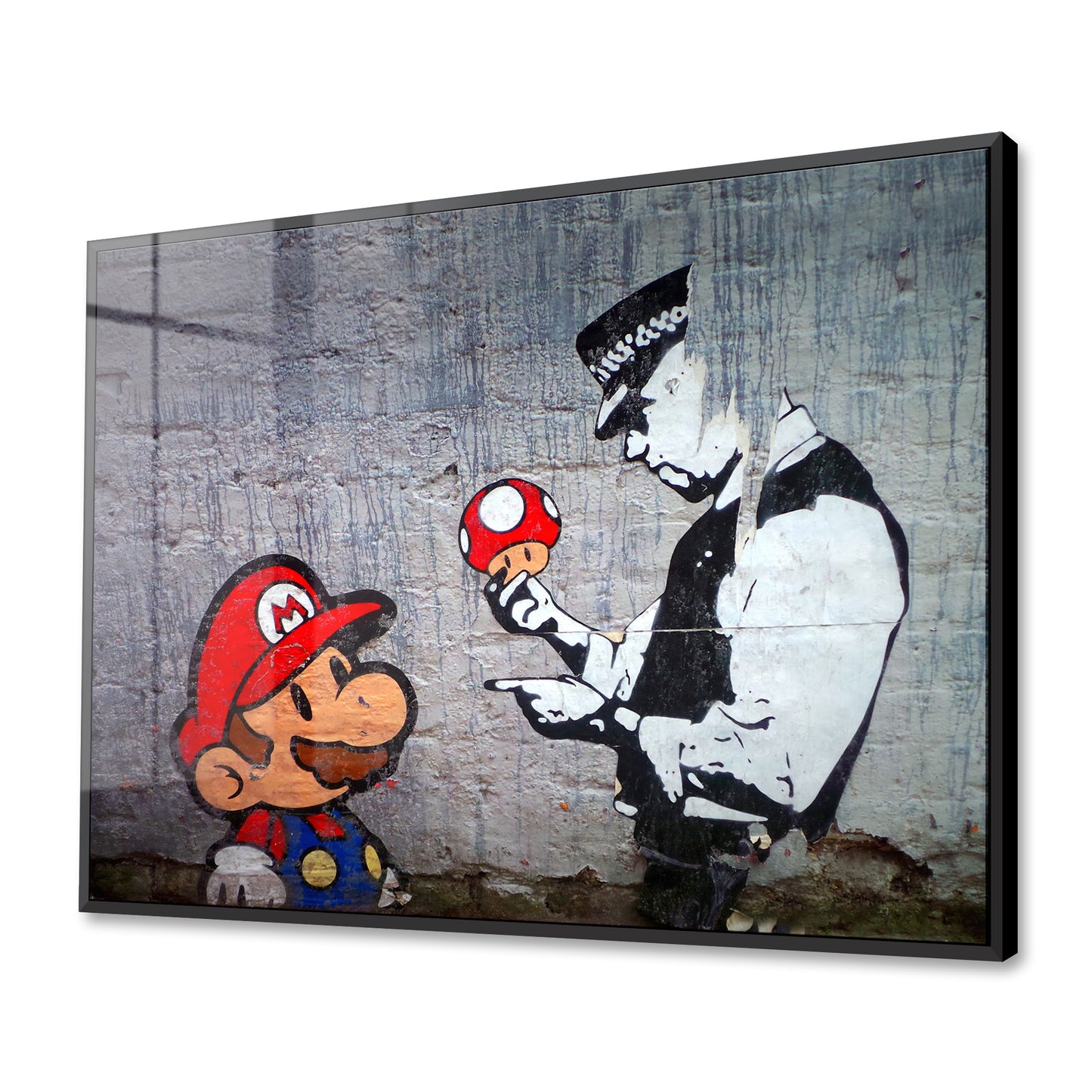 Mario and the Policeman Acrylic Art Print