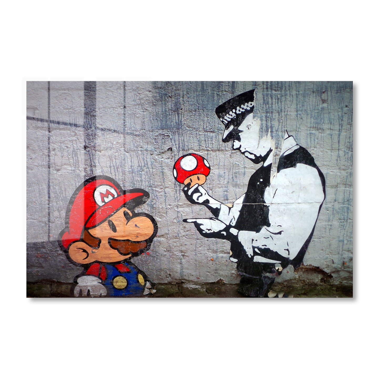 Mario and the Policeman Acrylic Art Print