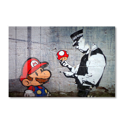 Mario and the Policeman Acrylic Art Print