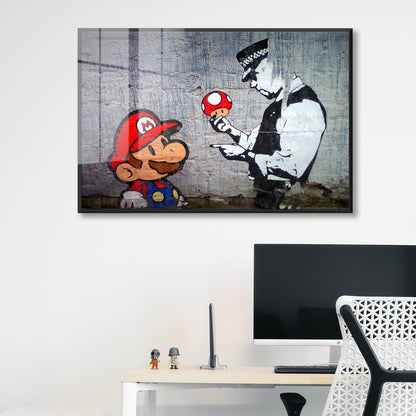 Mario and the Policeman Acrylic Art Print