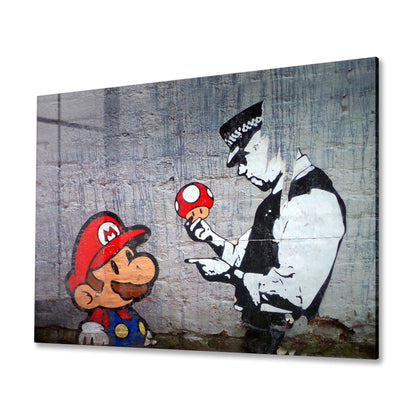 Mario and the Policeman Acrylic Art Print