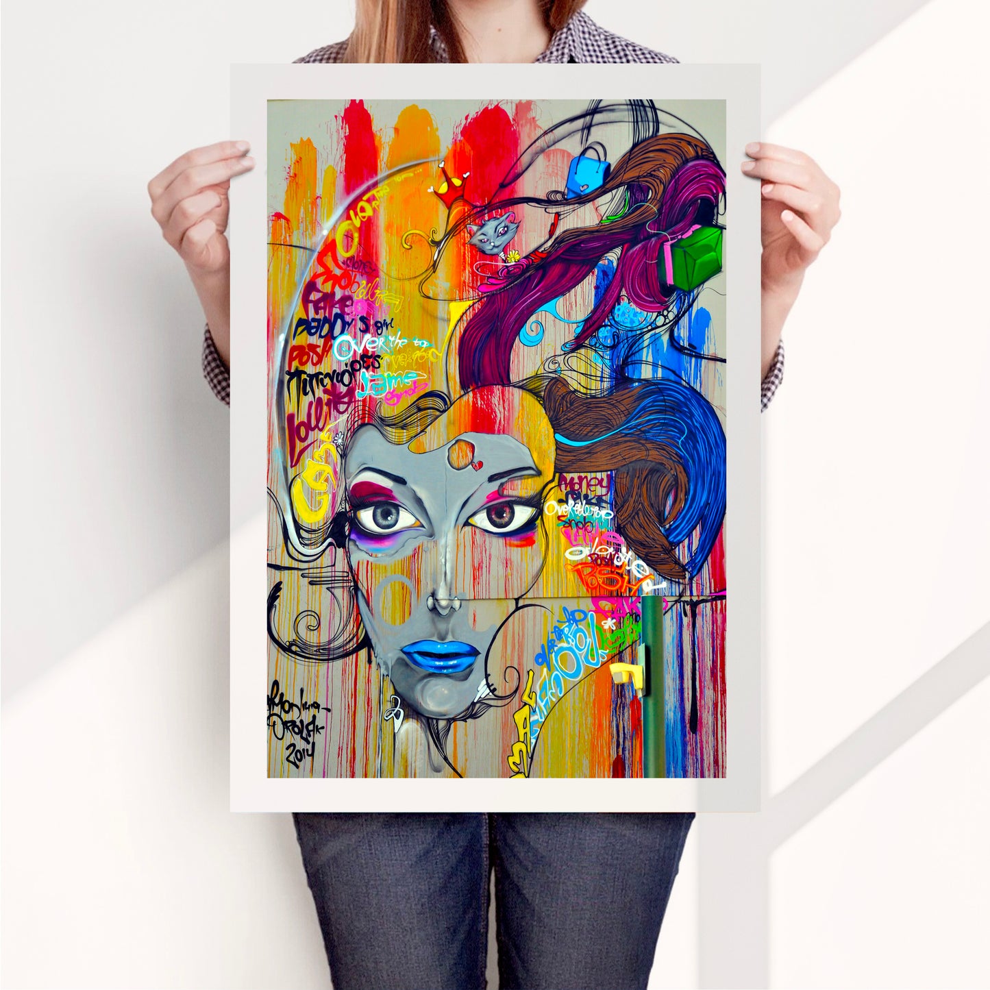 Fake Fashion Art Print
