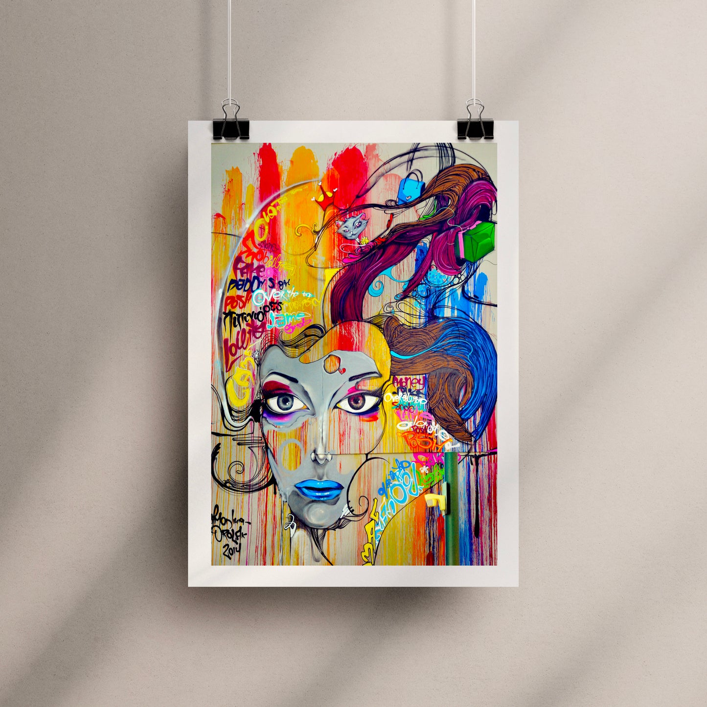 Fake Fashion Art Print