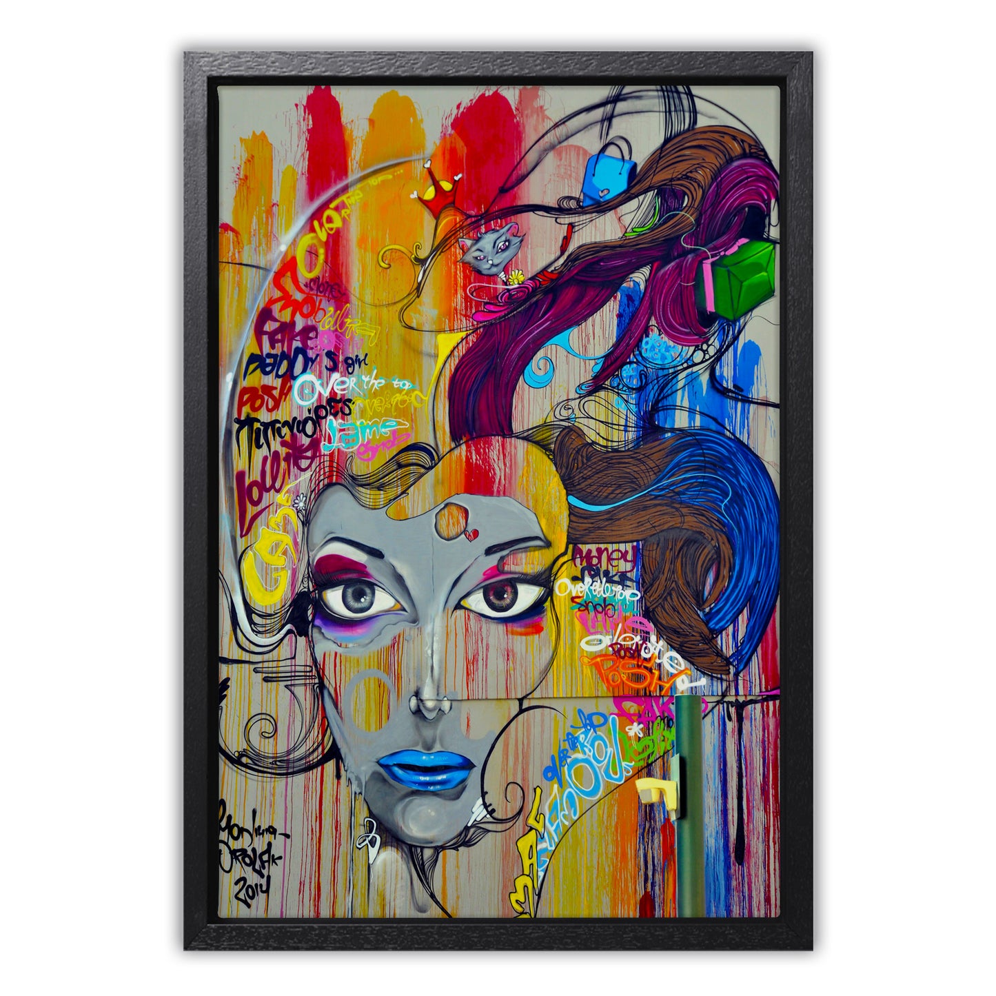 Fake Fashion Canvas Art Print