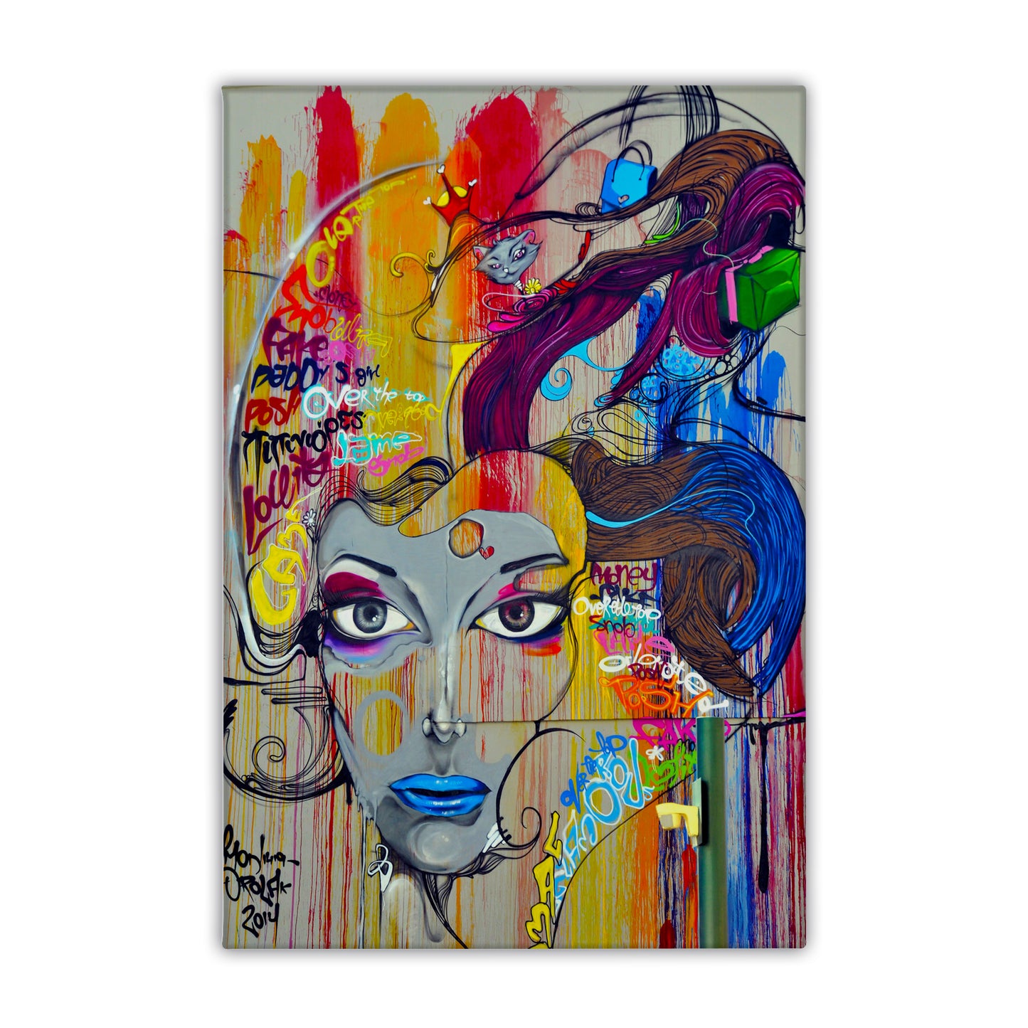 Fake Fashion Canvas Art Print