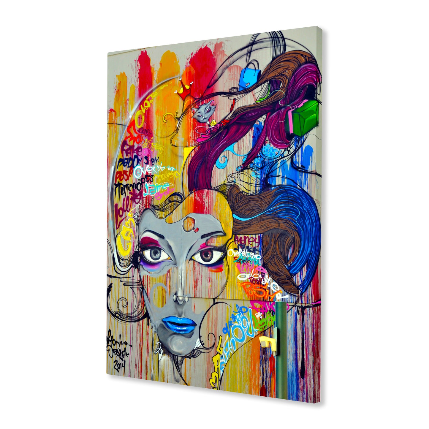 Fake Fashion Canvas Art Print