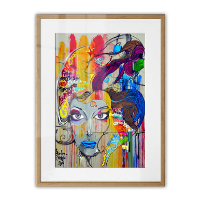 Fake Fashion Framed Art Print