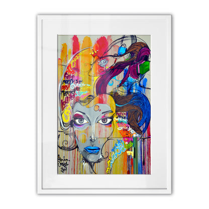 Fake Fashion Framed Art Print
