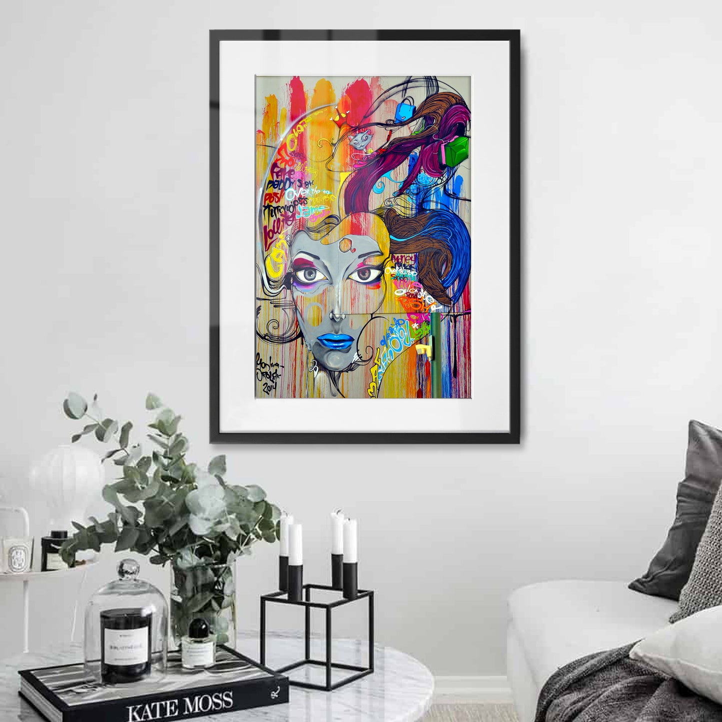 Fake Fashion Framed Art Print