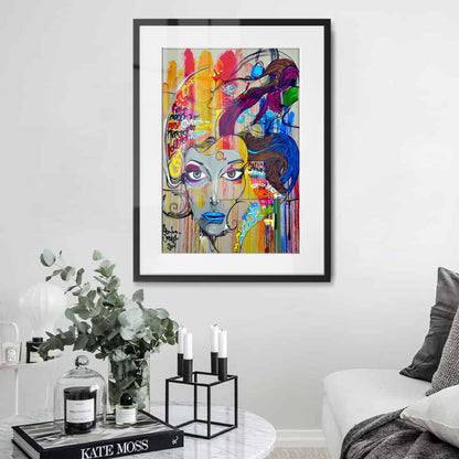 Fake Fashion Framed Art Print