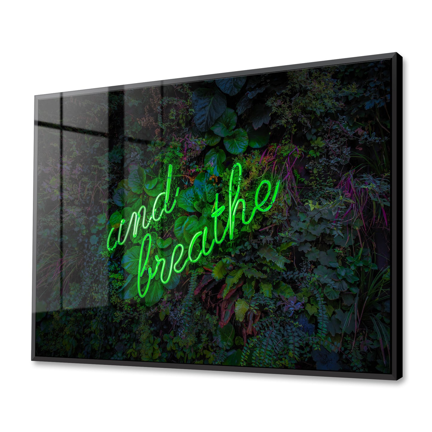 And Breathe Neon Acrylic Art Print