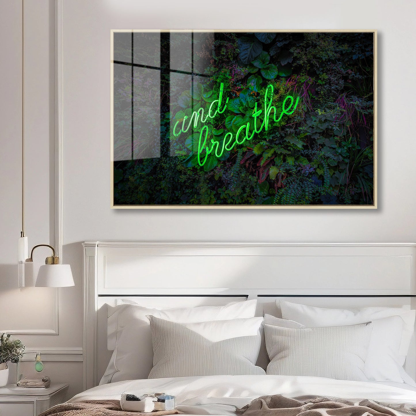And Breathe Neon Acrylic Art Print