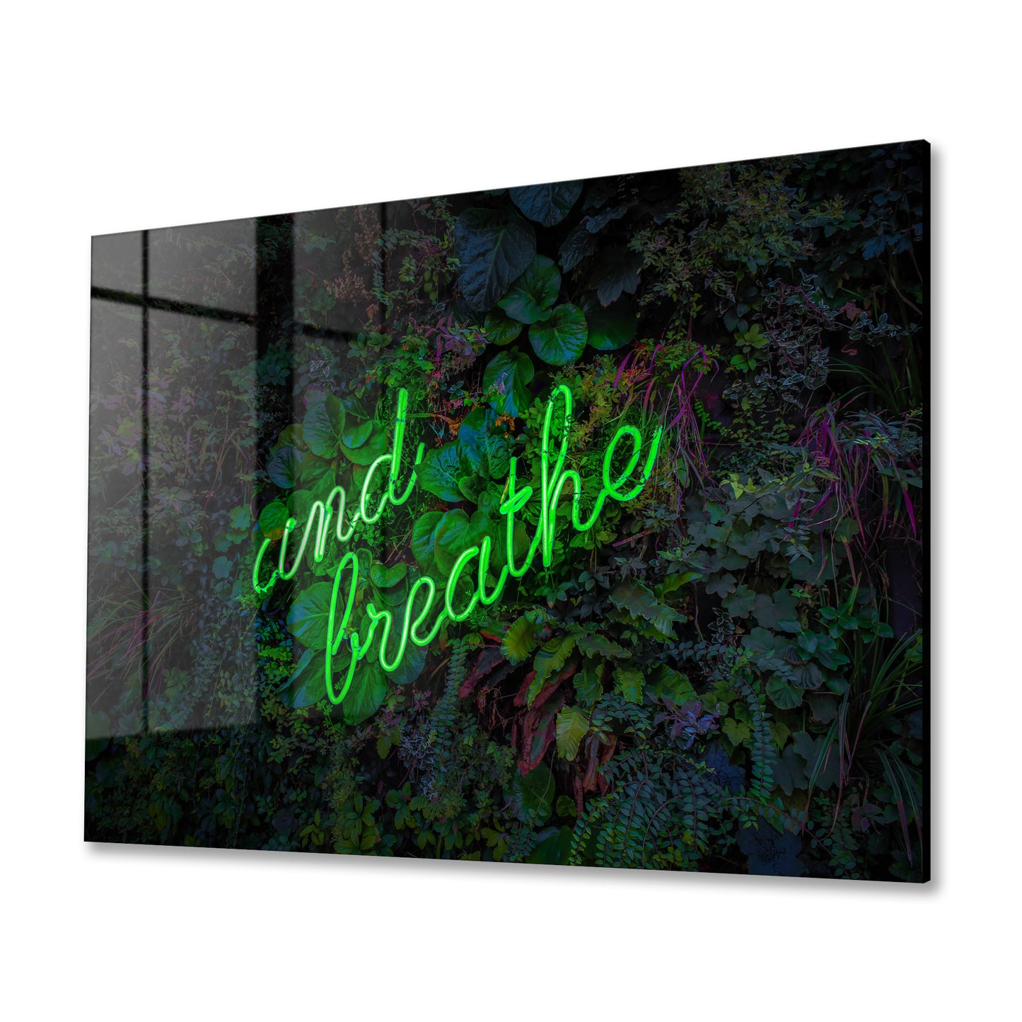 And Breathe Neon Acrylic Art Print
