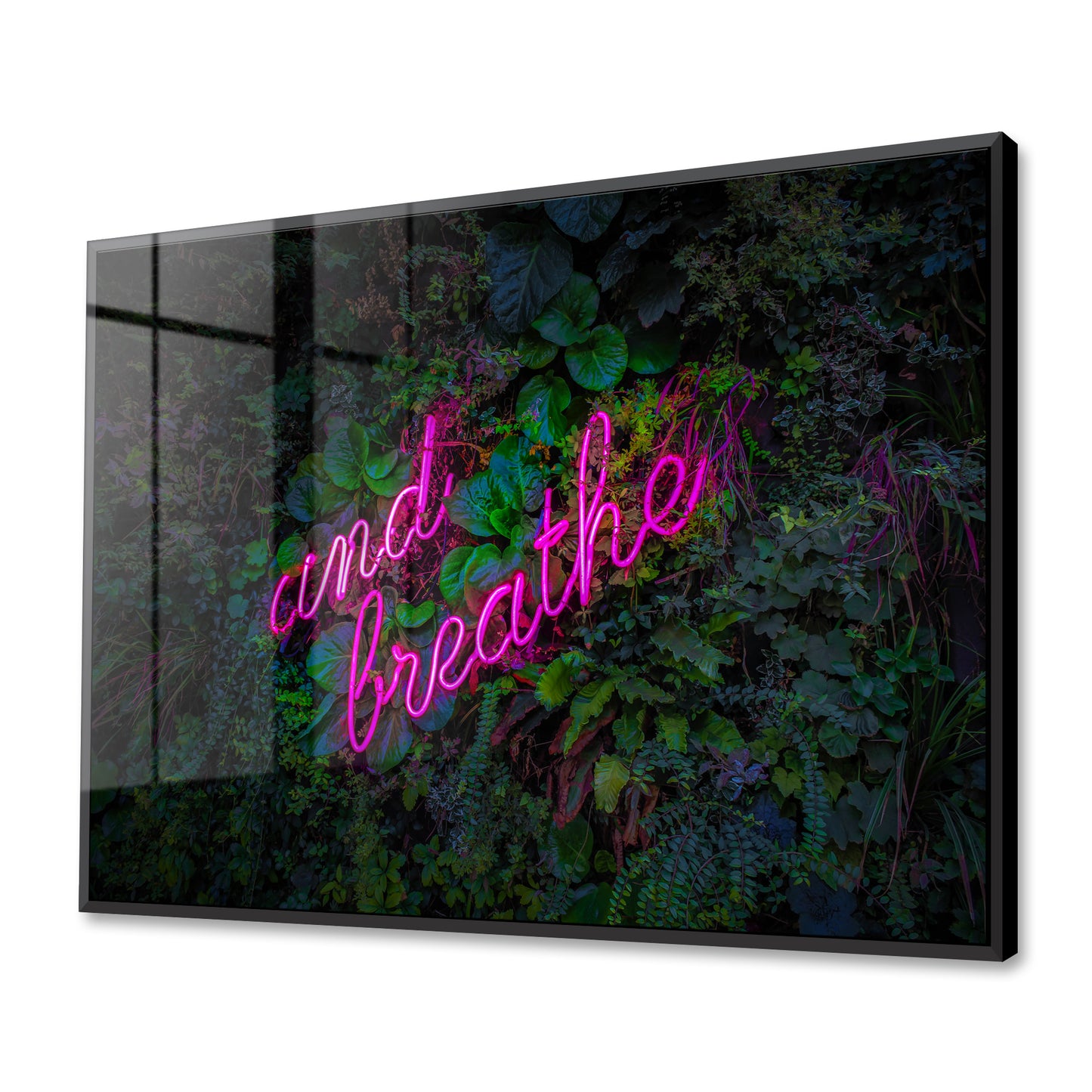 And Breathe Neon Acrylic Art Print