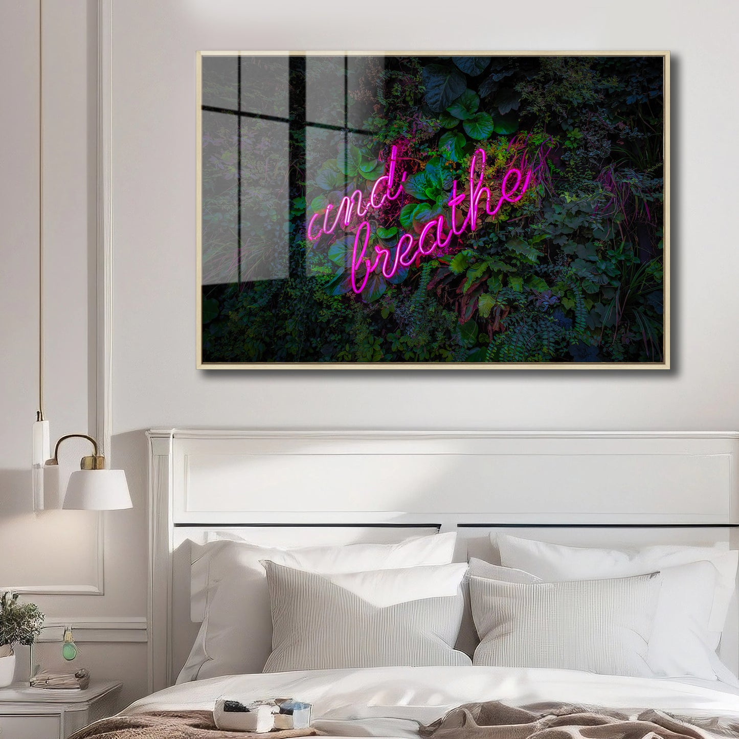 And Breathe Neon Acrylic Art Print
