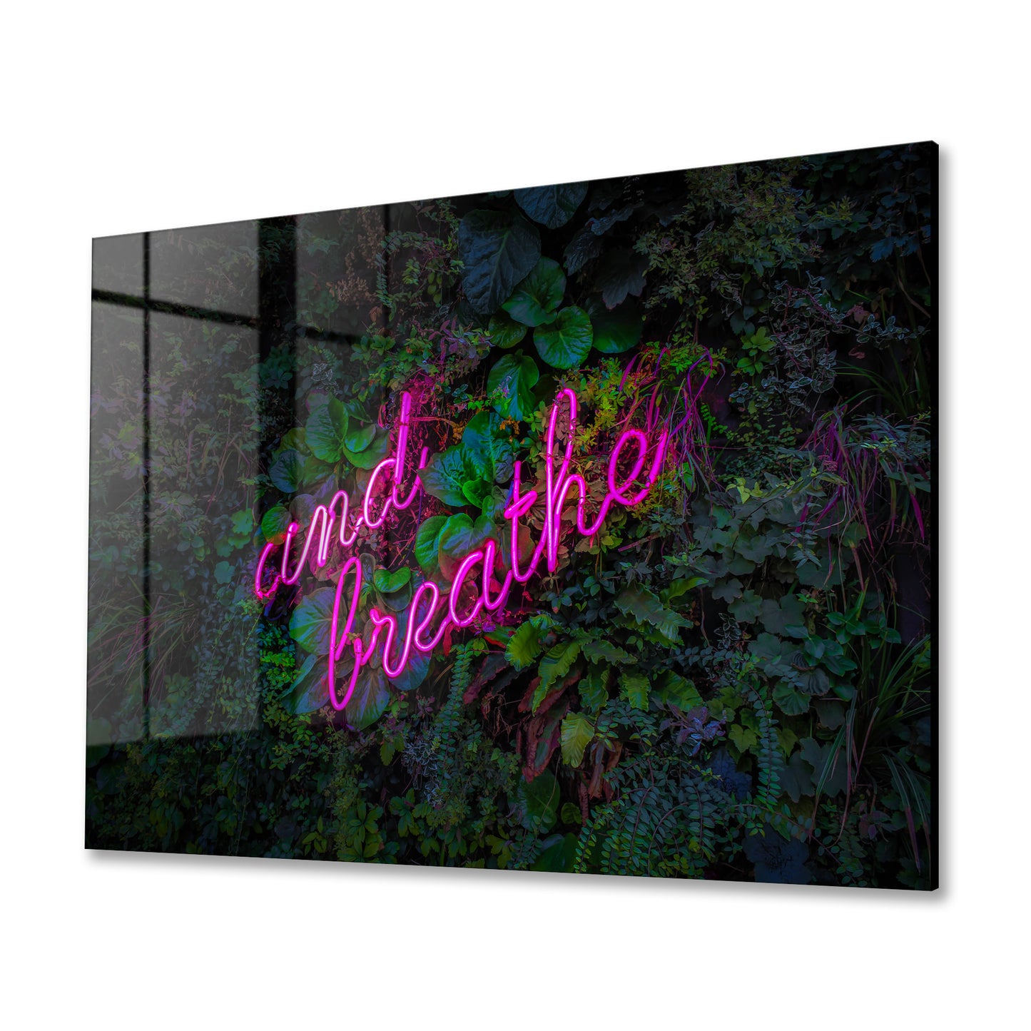And Breathe Neon Acrylic Art Print