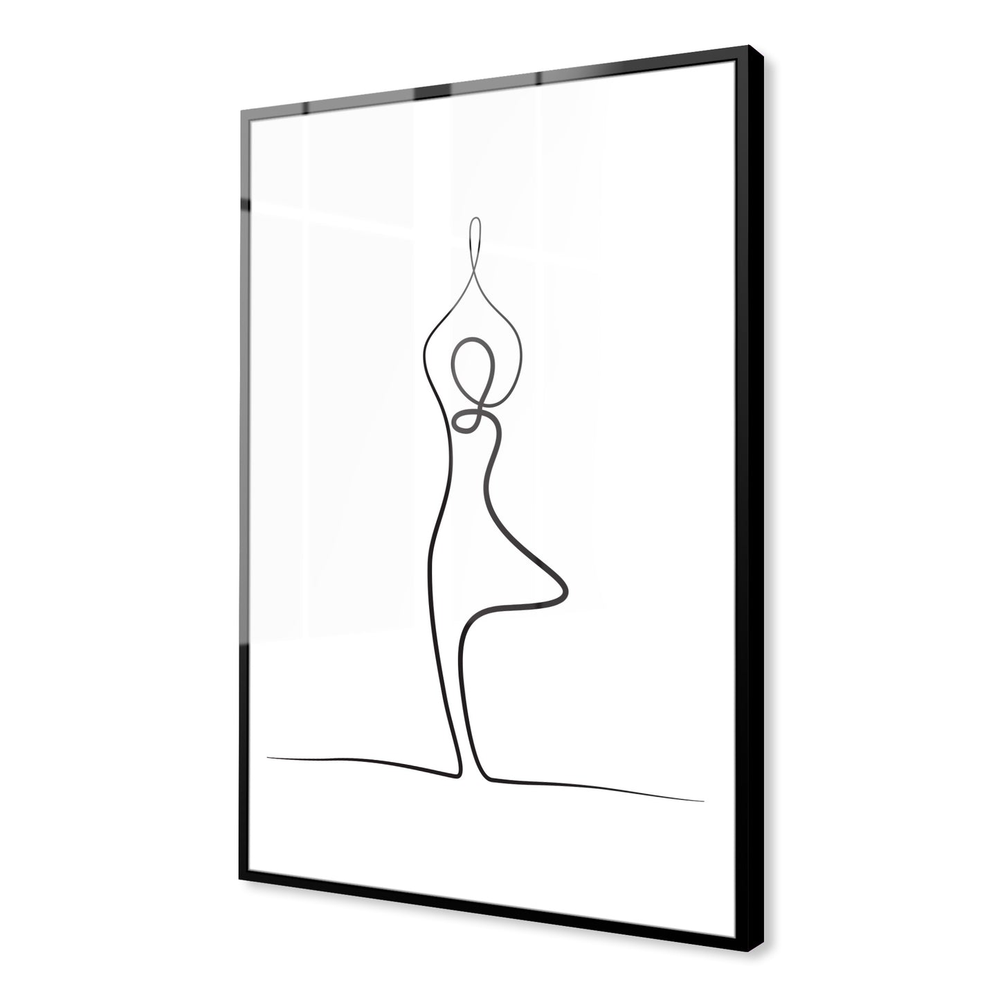 Yoga Tree Pose Acrylic Art Print