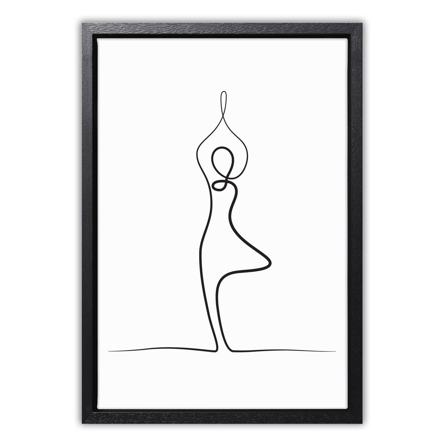 Yoga Tree Pose Canvas Art Print
