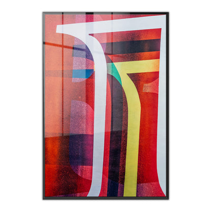 Urban Spectrum Abstract Acrylic Art Print