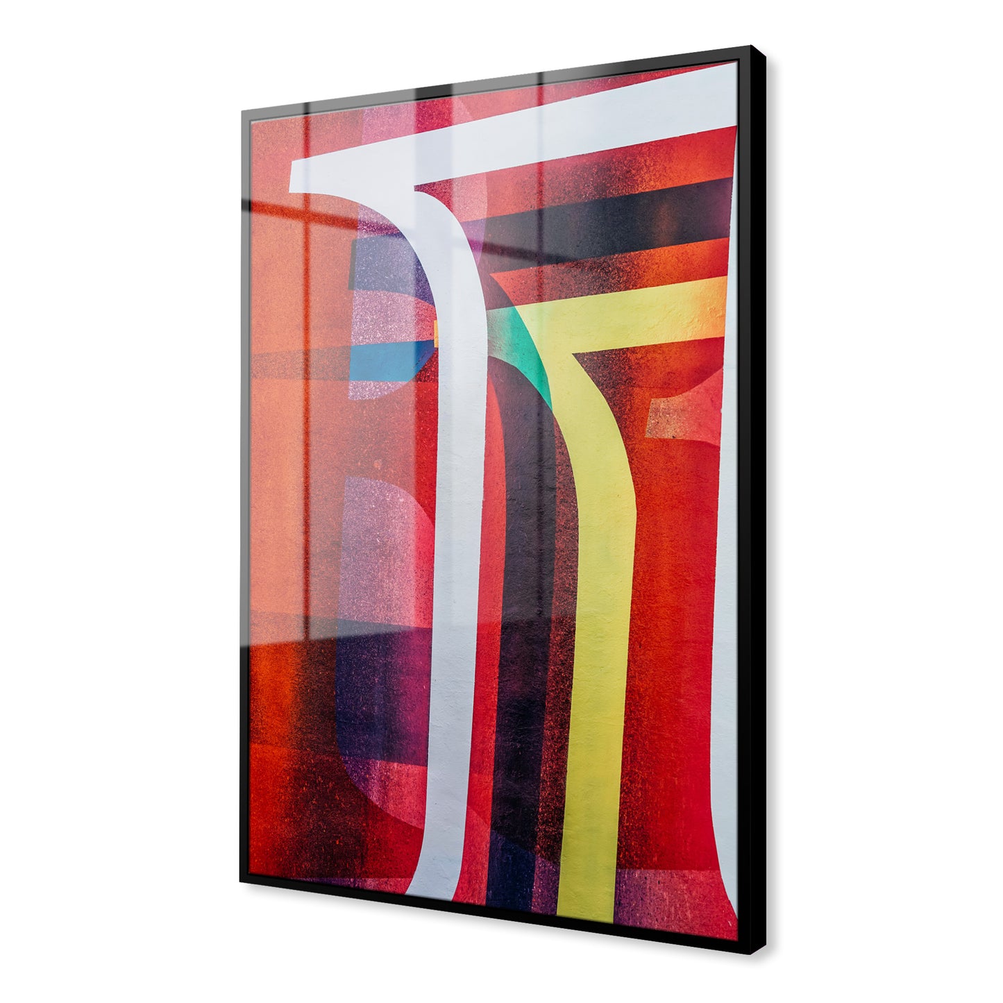 Urban Spectrum Abstract Acrylic Art Print