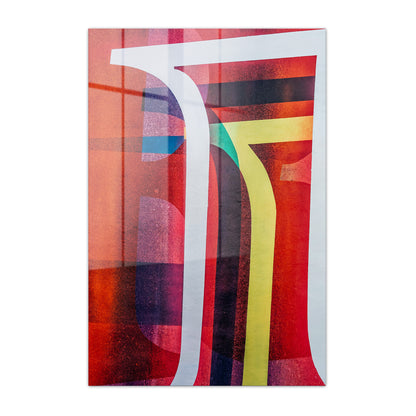 Urban Spectrum Abstract Acrylic Art Print