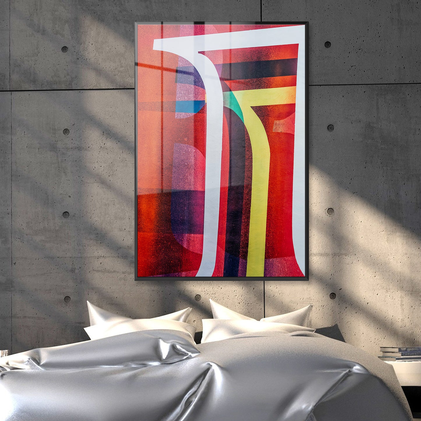 Urban Spectrum Abstract Acrylic Art Print