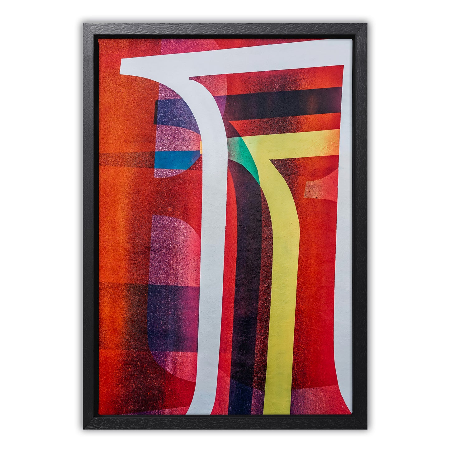 Urban Spectrum Abstract Canvas Art Print