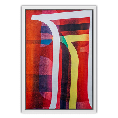 Urban Spectrum Abstract Canvas Art Print
