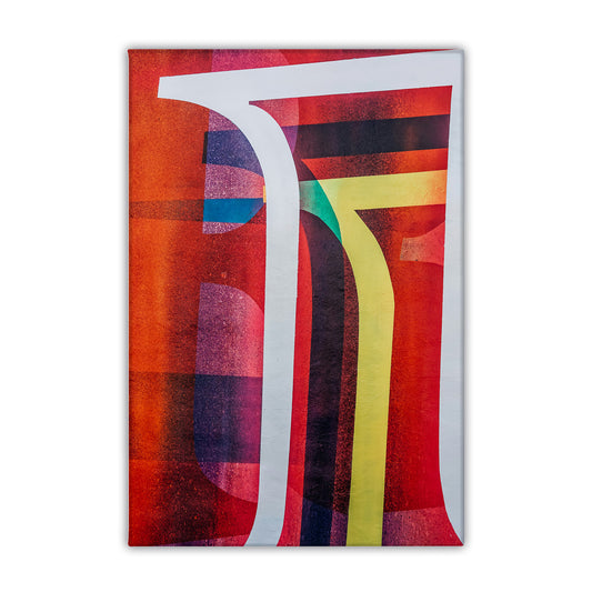 Urban Spectrum Abstract Canvas Art Print