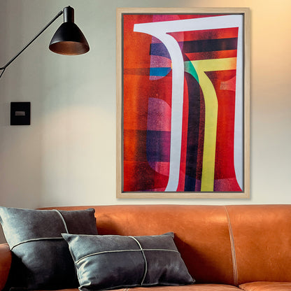 Urban Spectrum Abstract Canvas Art Print